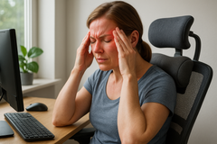 Find lindring fra kronisk spændingshovedpine med ergonomiske løsninger