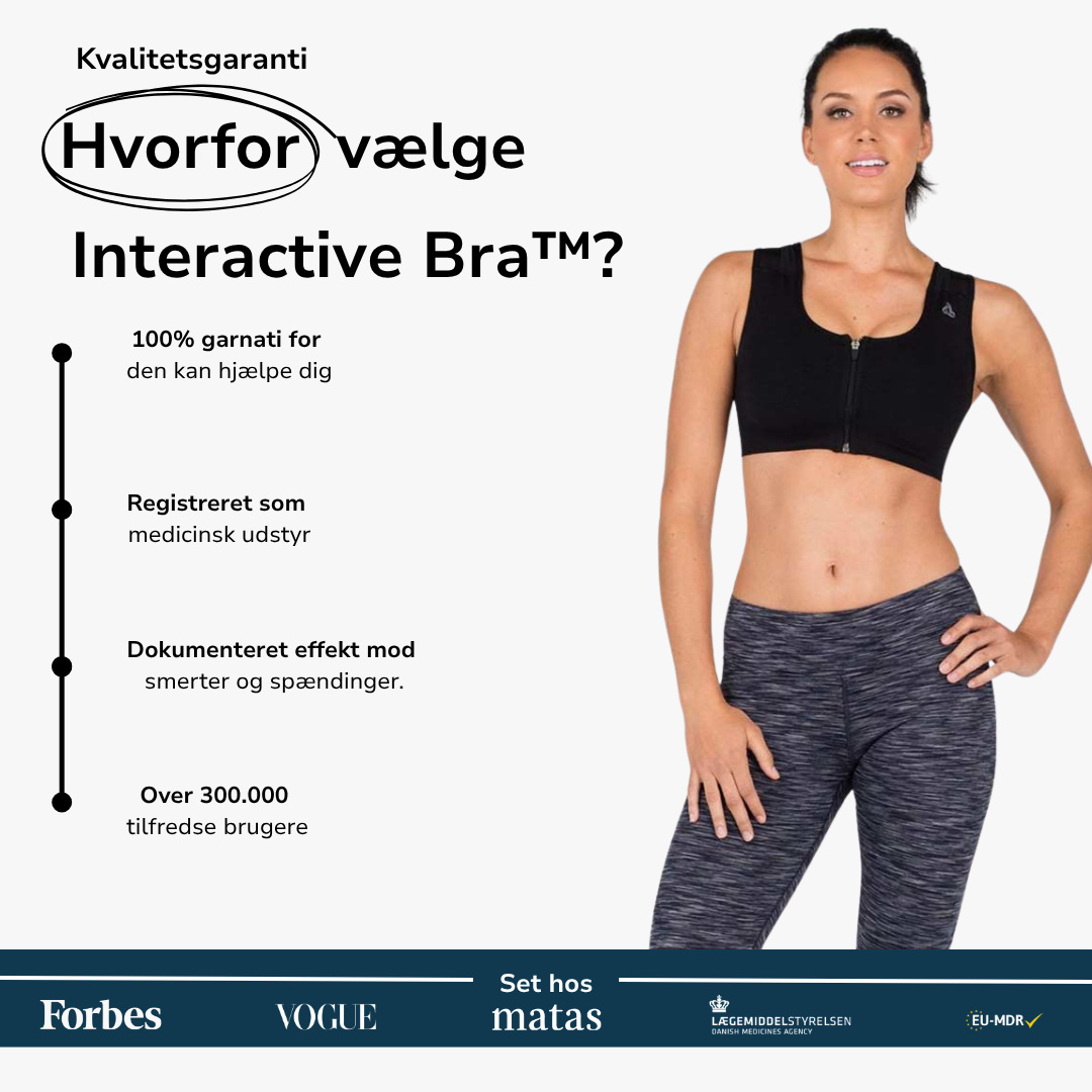 AlignMe Interactive Bra - Sort (kun få størrelser)