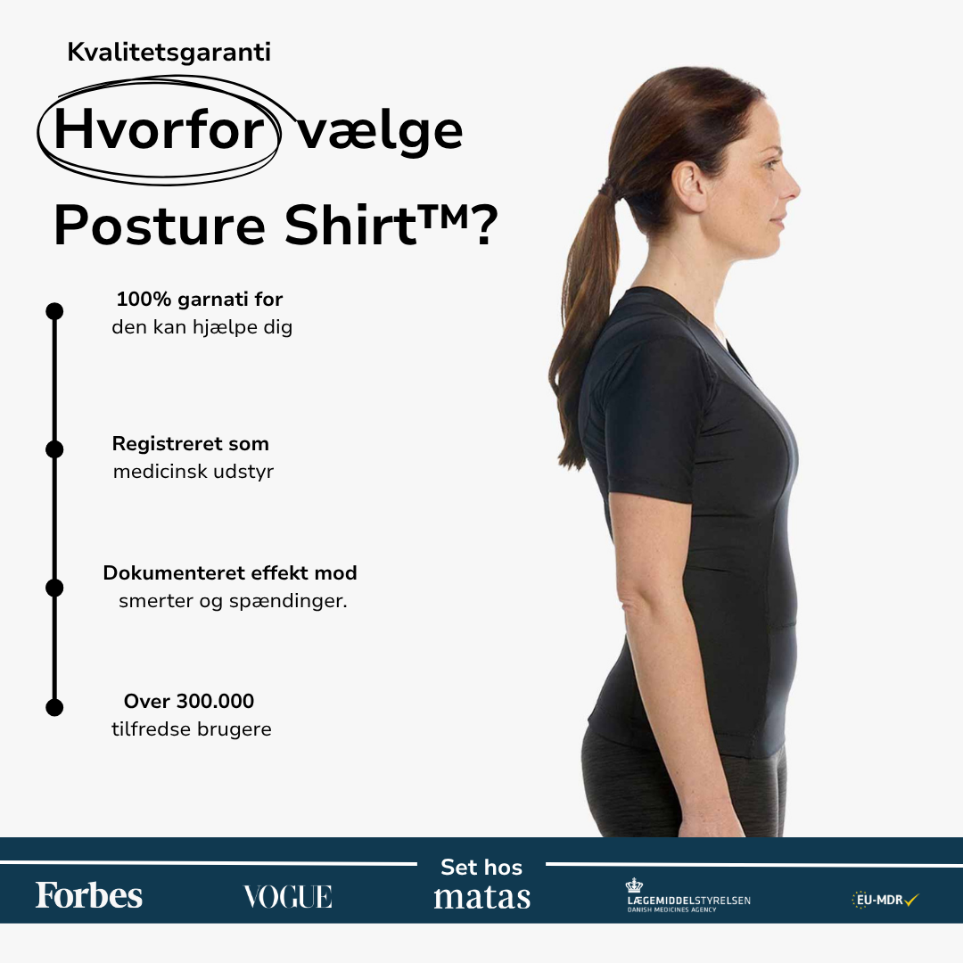 Women's Posture Shirt™ Zipper - Sort