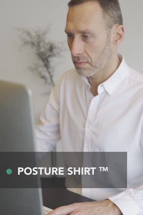 Men's Posture Shirt™ Zipper - Hvid