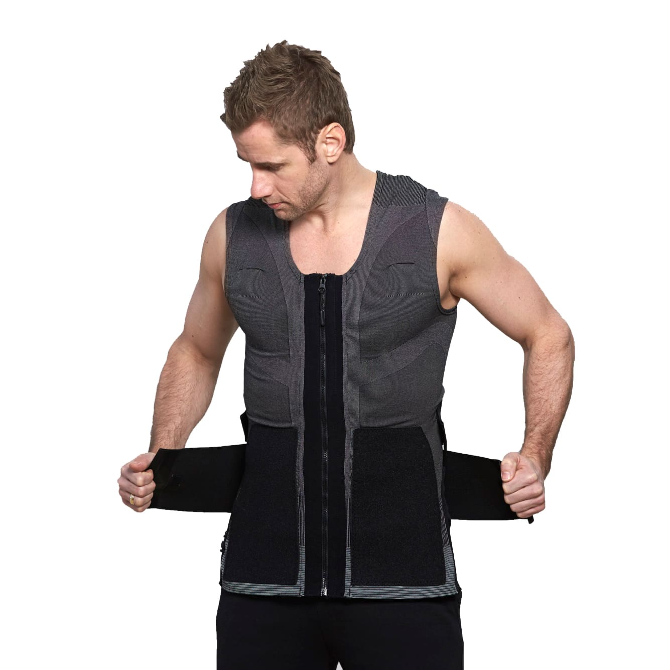 Maximale støtte med men's spinal q holdningsvest