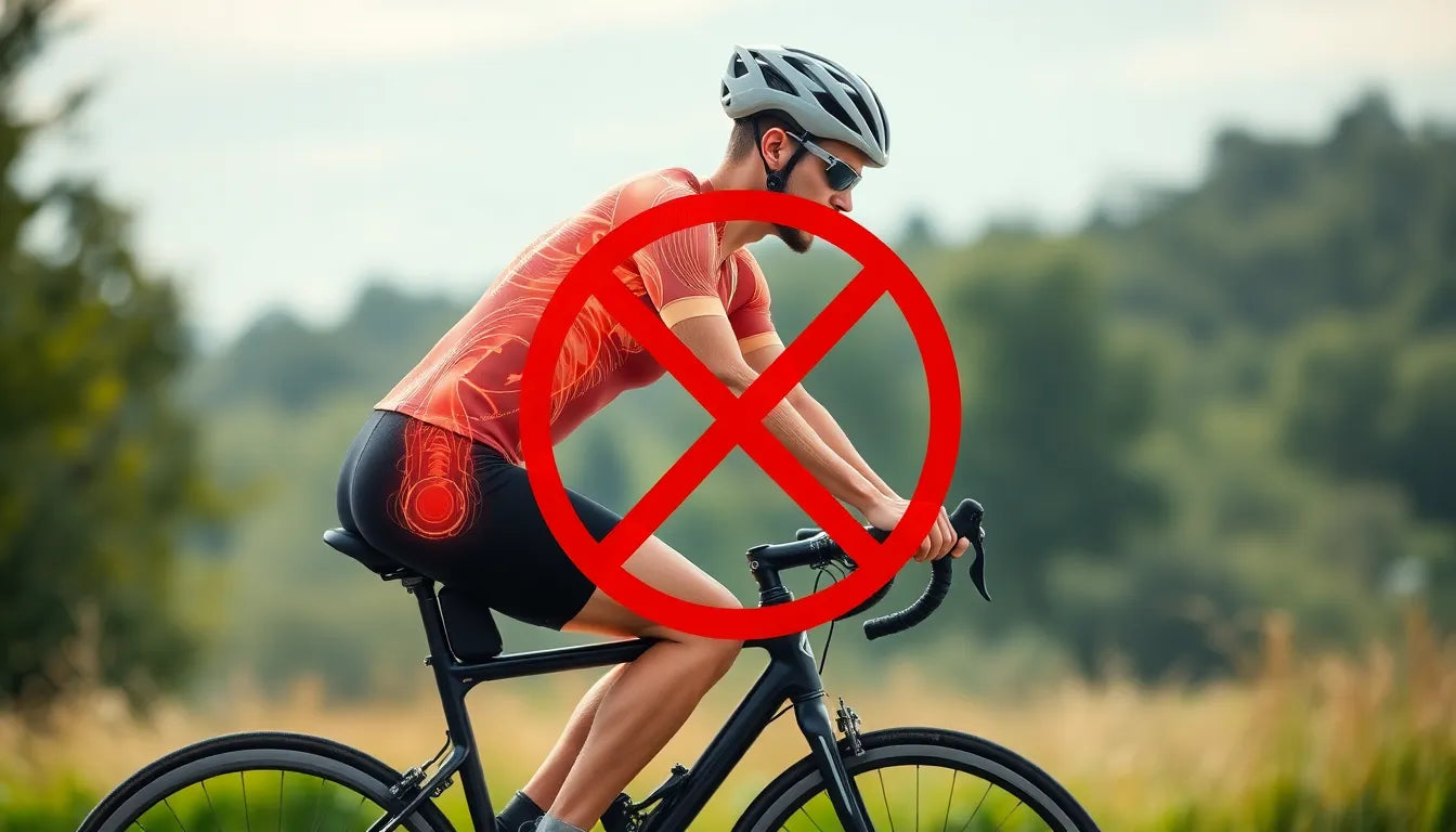 Slip for ondt i lænden når du cykler