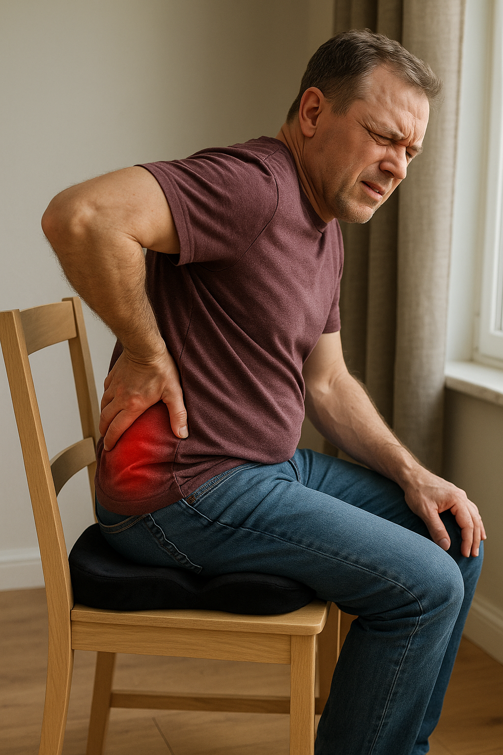 Lindring til halebenssmerter: sid bedre og uden smerter