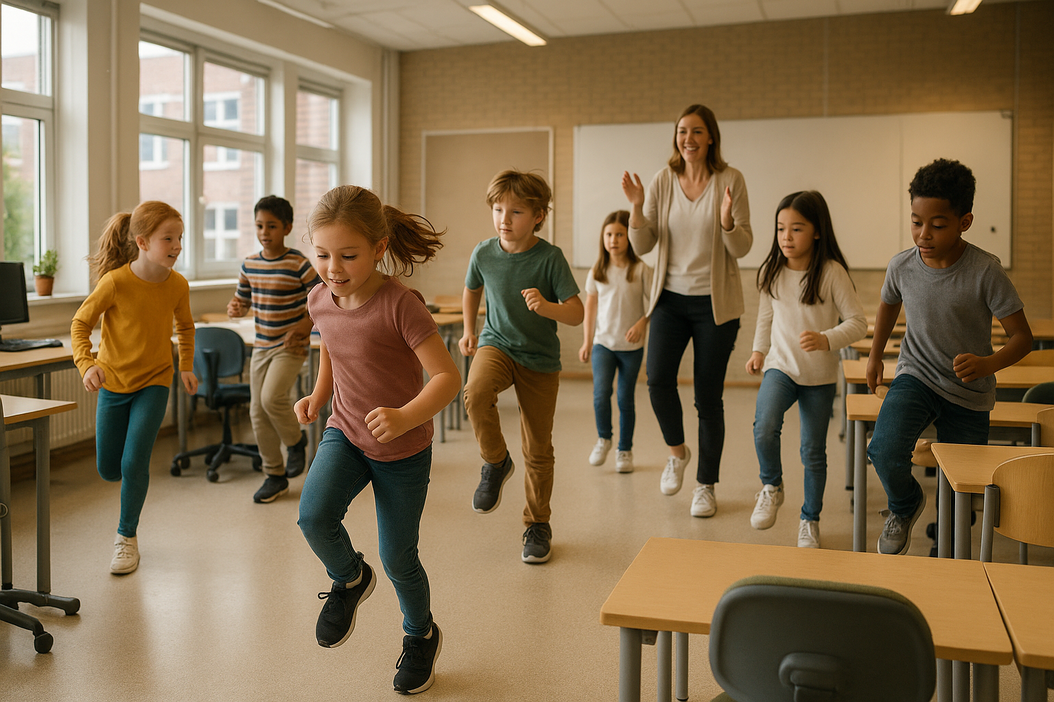 Motion i skolen: sundhed, trivsel og læring i bevægelse