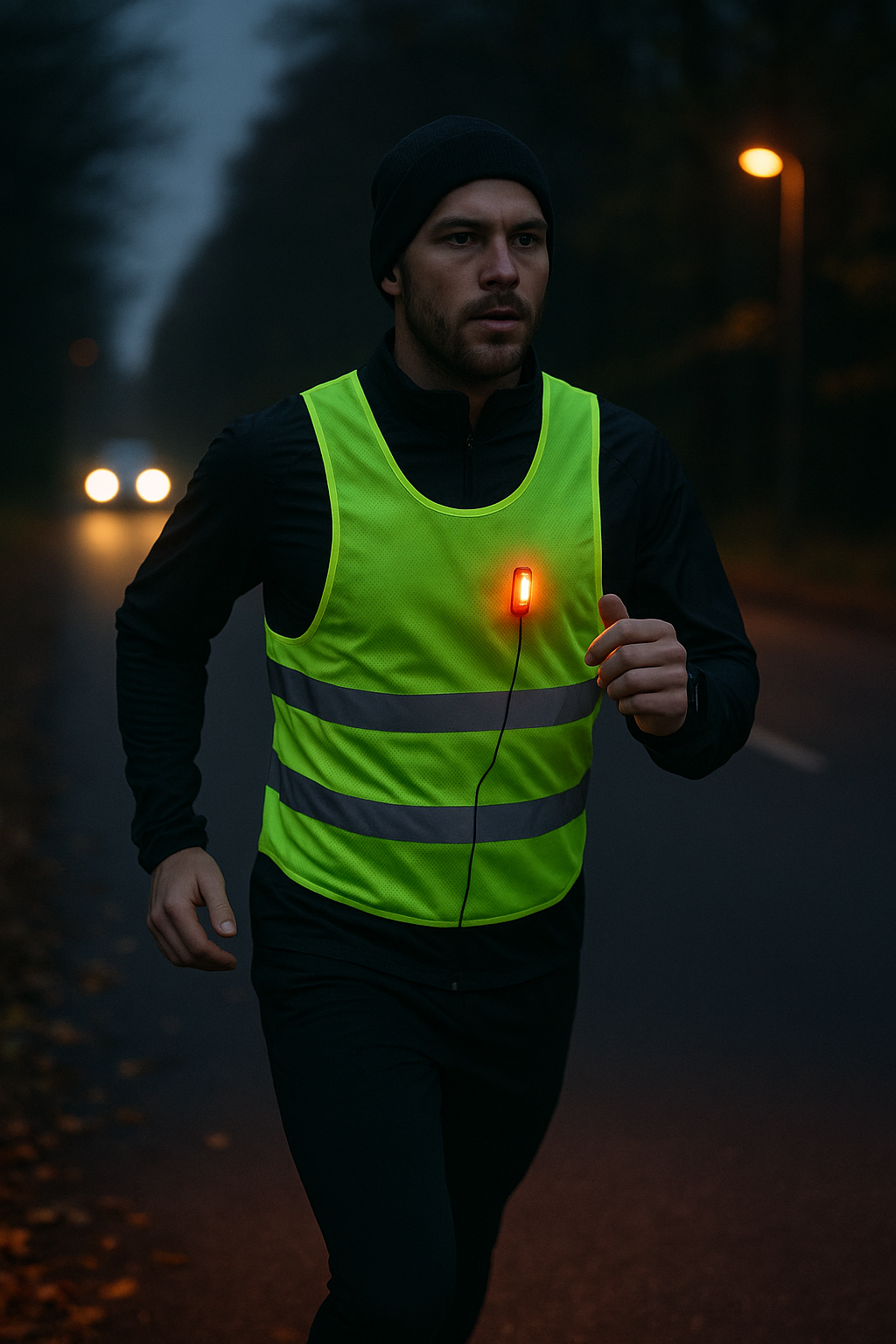 Refleksvest til løb der gør dig synlig hele vejen