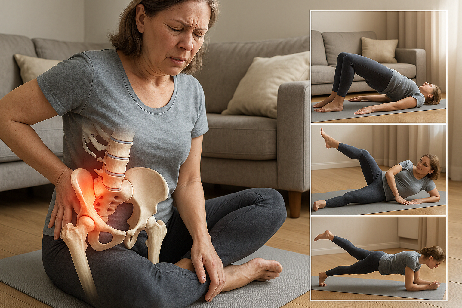 Slip for hoftesmerter med disse effektive øvelser