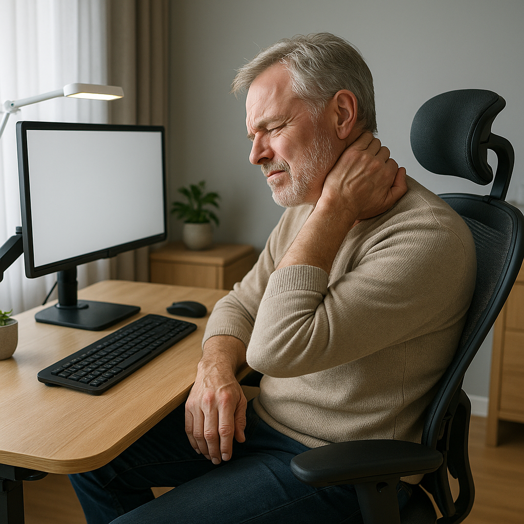 Slidgigt i nakken: find lindring med enkle ergonomiske løsninger