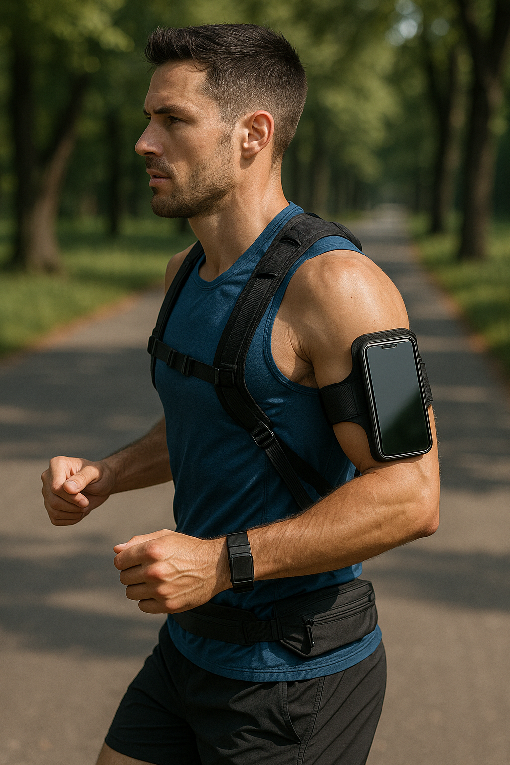 Mobilholder til løb der sidder sikkert og føles let hele vejen