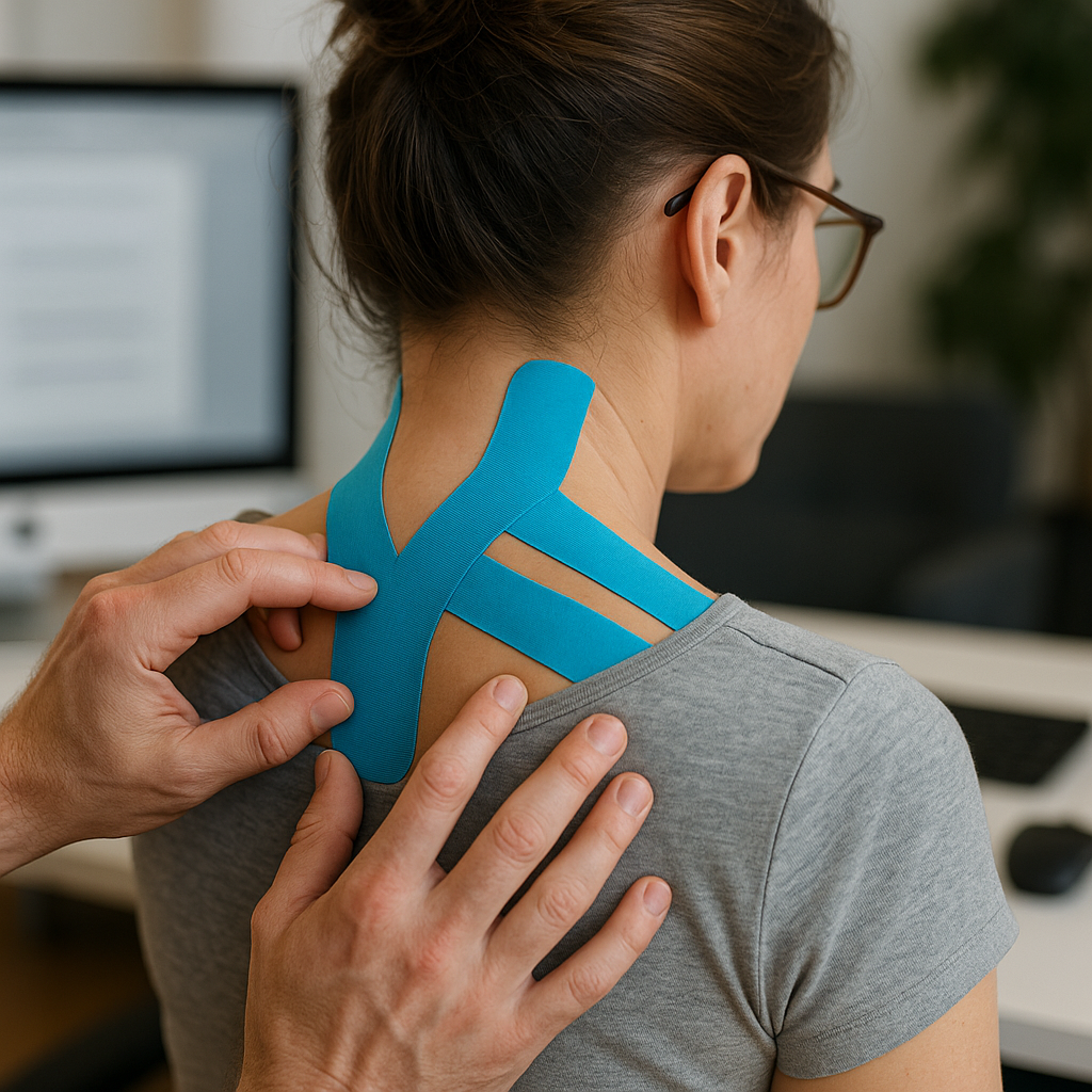 Kinesiotape til lindring af nakkesmerter: en effektiv løsning?