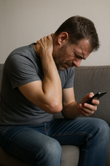 Text neck: smerterne der følger med din smartphone
