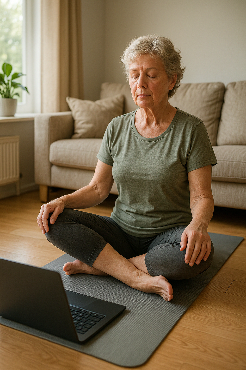 Yoga online der passer til en stiv og øm krop