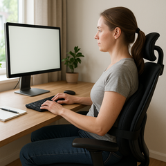 Skab et smertefrit ergonomisk hjemmekontor med simple justeringer