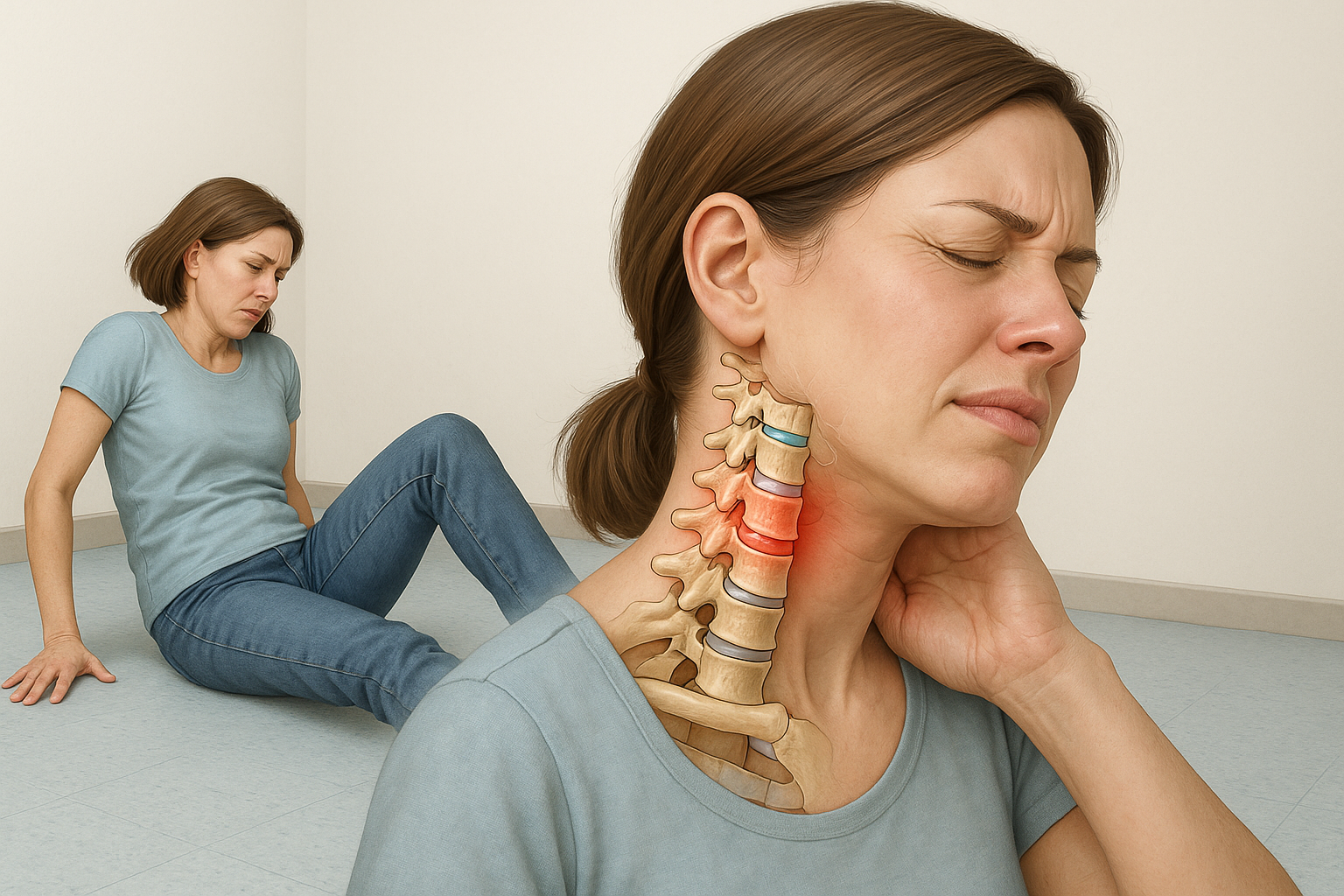 Slået nakken ved fald: vejen til hurtig lindring og støtte