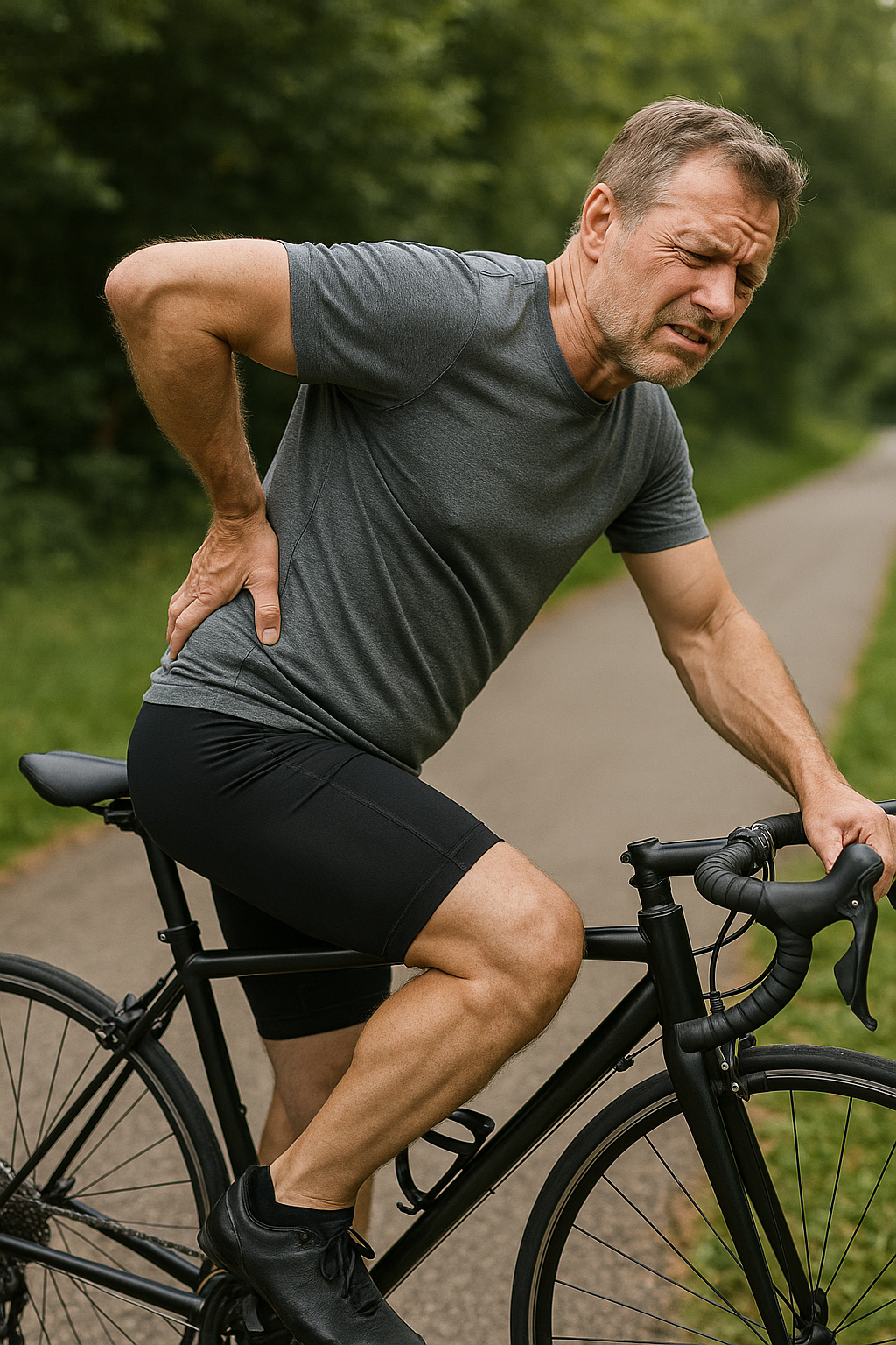 Er cykling godt for ryggen hvis cyklen er indstillet rigtigt
