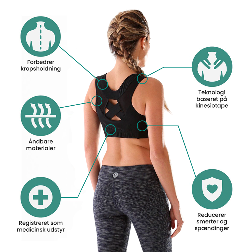 AlignMe Interactive Bra - Blå (kun få størrelser)