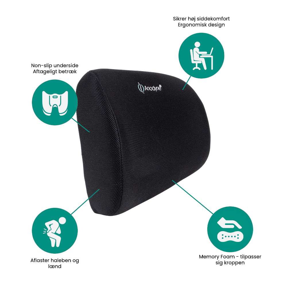 Ergonomisk lændepude