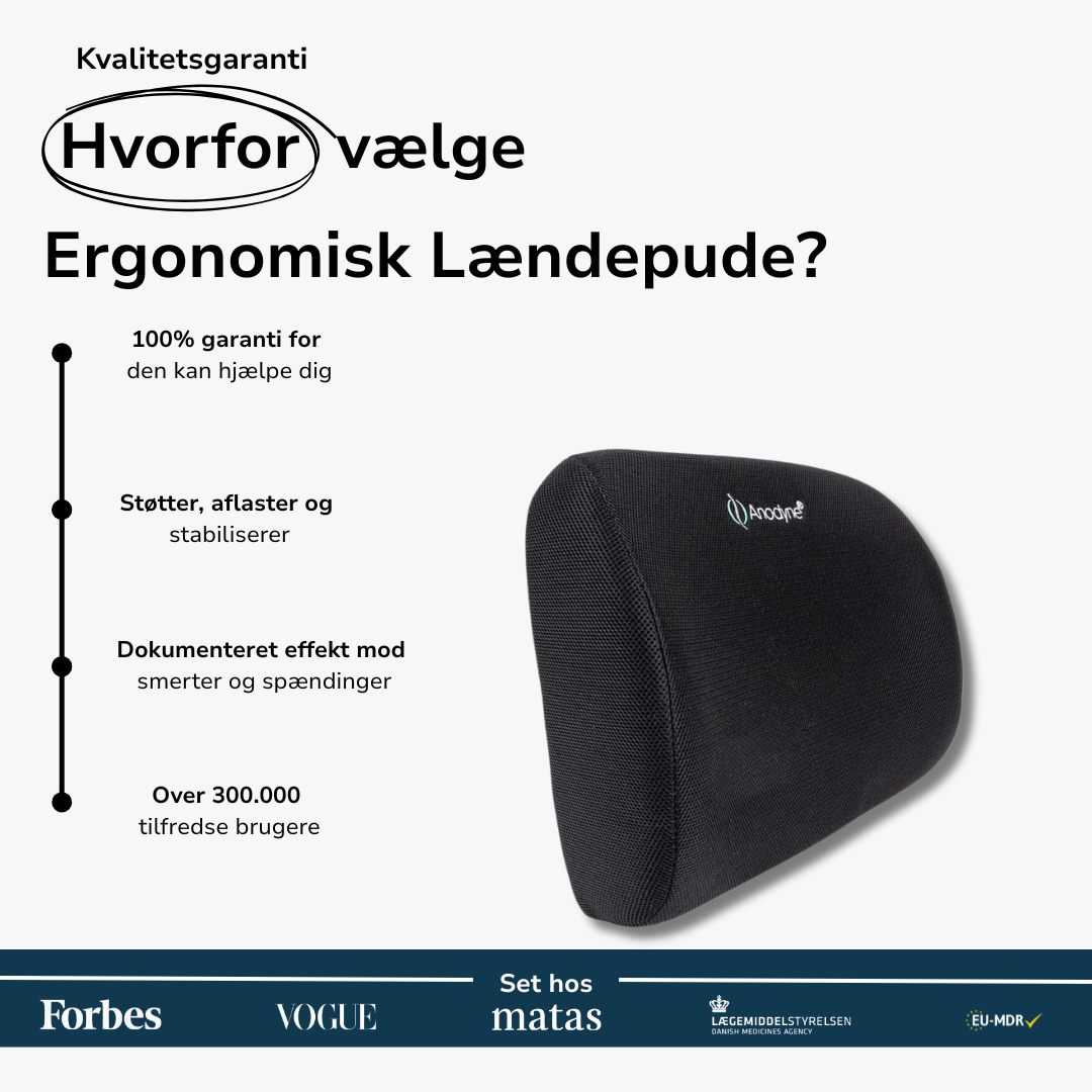 Ergonomisk lændepude