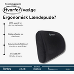 Ergonomisk lændepude