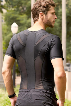 DEMO | Men's Posture Shirt™ Zipper - Sort