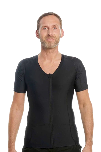 Men's Posture Shirt™ Zipper - Sort