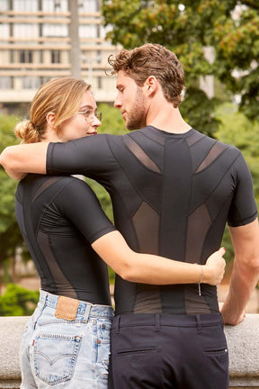 Women's Posture Shirt™ Zipper - Sort