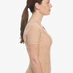 holdnings t-shirt til kvinder i farven nude