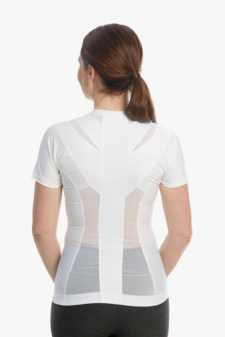 Women's Posture Shirt™ Zipper - Hvid B-STOCK
