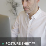 Men's Posture Shirt™ Zipper - Hvid